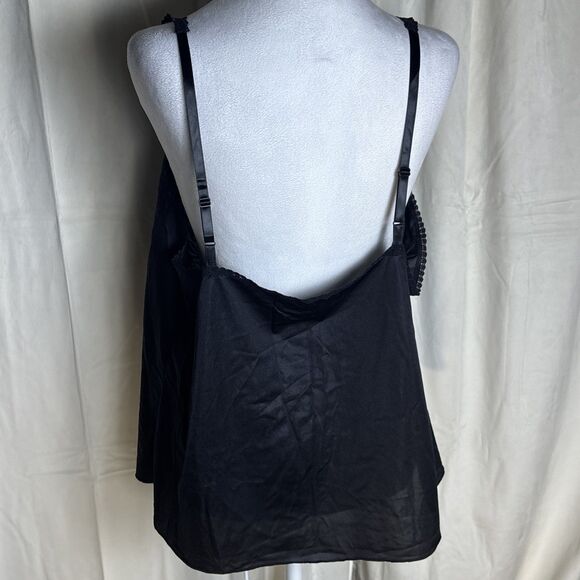 NWT vintage Vanity Fair Black Lace Camisole Size 46 - Picture 12 of 12